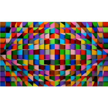 A Grand Celebration Acrylic Canvas Painting by Artist Samba Prasad 18 x 30 inch